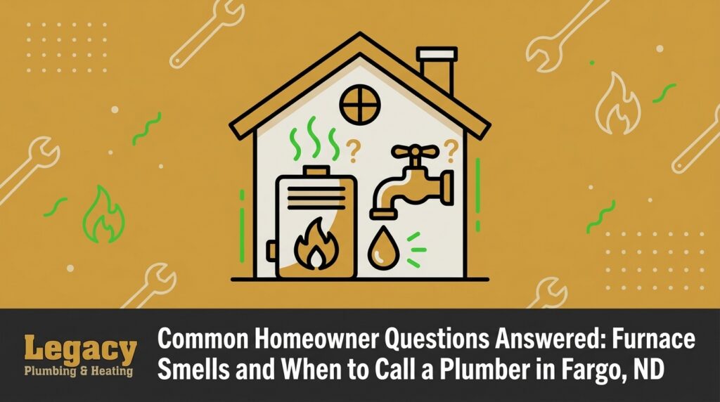 Common Homeowner Questions Answered: Furnace Smells and When to Call a Plumber in Fargo, ND — featured image